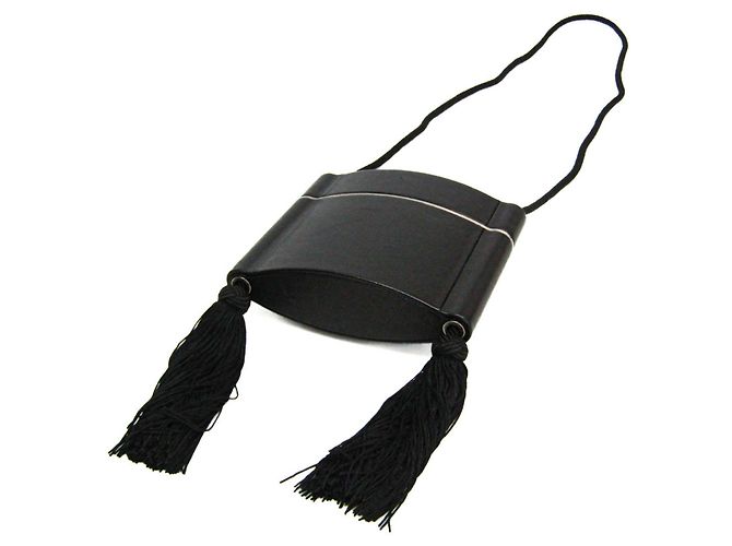 Borsa a spalla in pelle nera Opium di Yves Saint Laurent Nero - vista 3