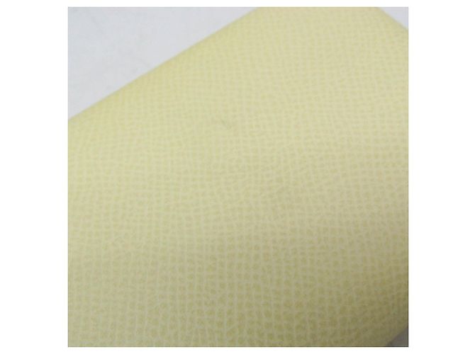 Tarjetero Calvi Duo de cuero Epsom de Hermès en crema Crudo - vista 7