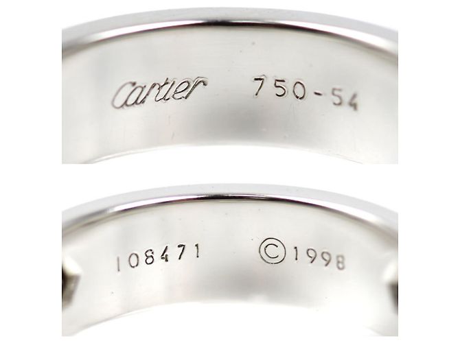 Anello in diamante in oro bianco 18K Cartier - vista 5