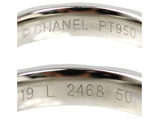 Voll-Diamantring aus matelassé Pt950-Platin von Chanel - Ansicht 5