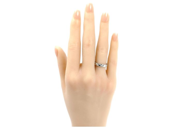 Voll-Diamantring aus matelassé Pt950-Platin von Chanel - Ansicht 7