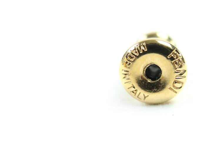 Orecchini Fendi con logo e strass Argento D'oro - vista 8