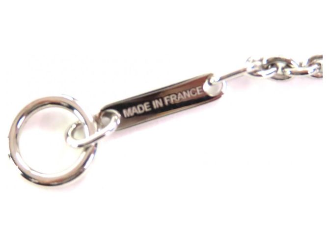 Hermès HERMES Clé Cheval Pendant Necklace Black Silvery - view 10