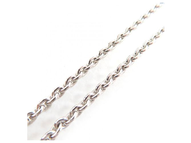 Hermès HERMES Clé Cheval Pendant Necklace Black Silvery - view 6