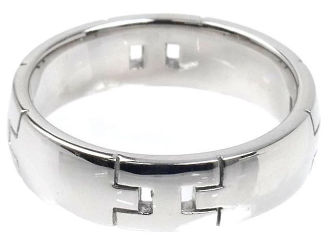 Ring Hermès Anello Hercules in oro bianco 18K Hermes - vista 3