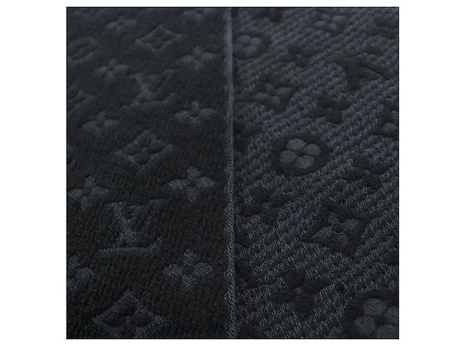 Schal aus schwarner Wolle mit Monogramm von Louis Vuitton Schwarz - Ansicht 4