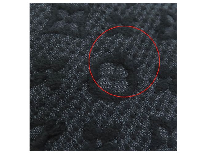 Schal aus schwarner Wolle mit Monogramm von Louis Vuitton Schwarz - Ansicht 7