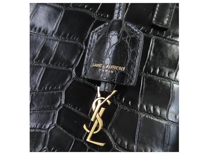 Borsa a mano mini Toy Shopping Saint Laurent 712367 Nero - vista 11