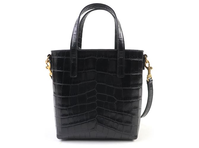 Borsa a mano mini Toy Shopping Saint Laurent 712367 Nero - vista 3