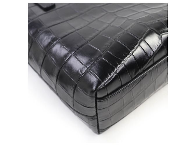 Borsa a mano mini Toy Shopping Saint Laurent 712367 Nero - vista 8