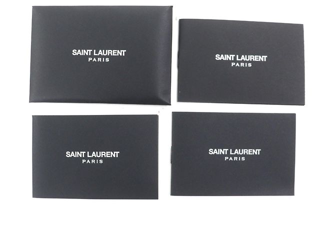 Sac à corps en nylon brodé SAINT LAURENT Noir - vue 12