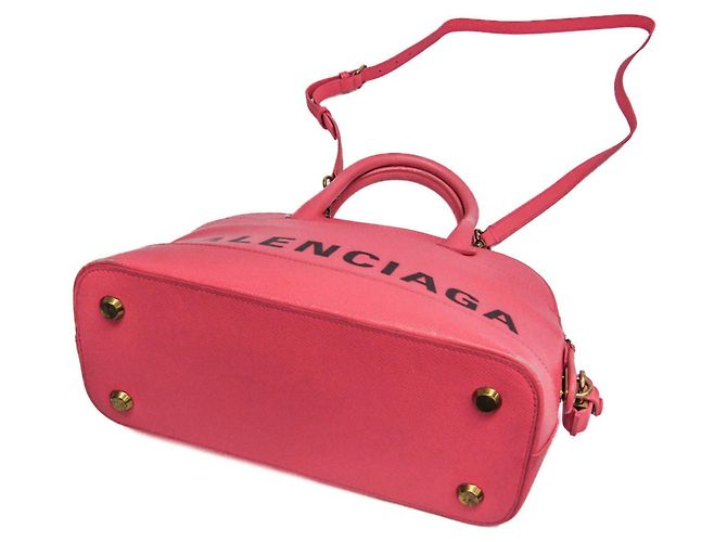 Borsa Balenciaga Ville Top Handle S 518873 Rosa - vista 2