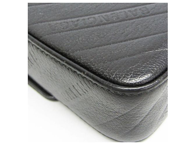Borsa a Spalla con Catena BB Logo di Balenciaga Nero - vista 4