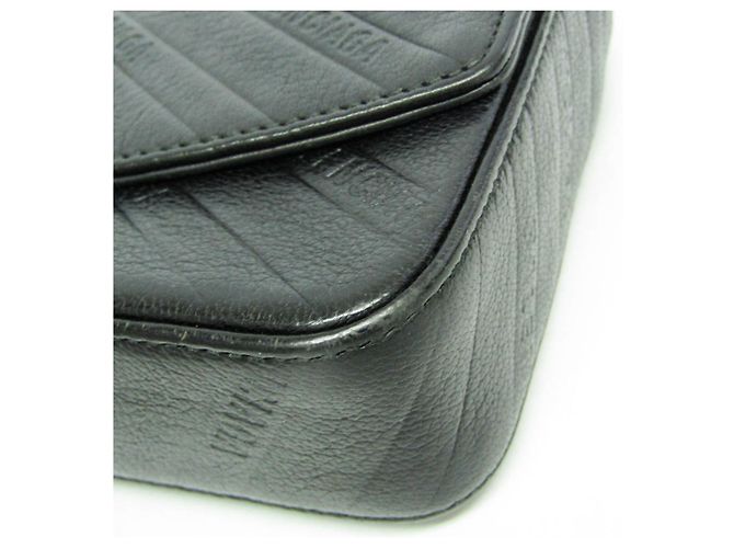 Borsa a Spalla con Catena BB Logo di Balenciaga Nero - vista 5