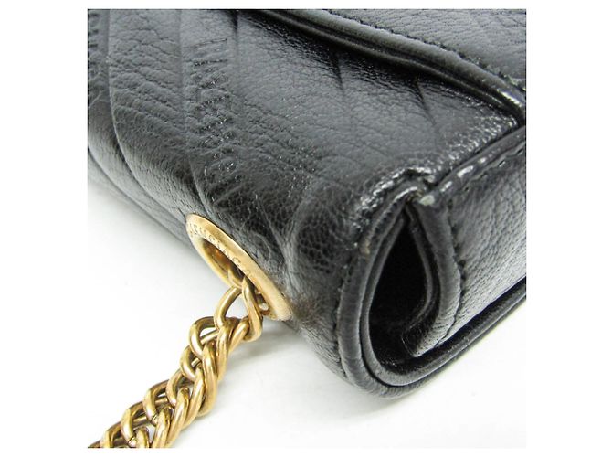 Borsa a Spalla con Catena BB Logo di Balenciaga Nero - vista 9