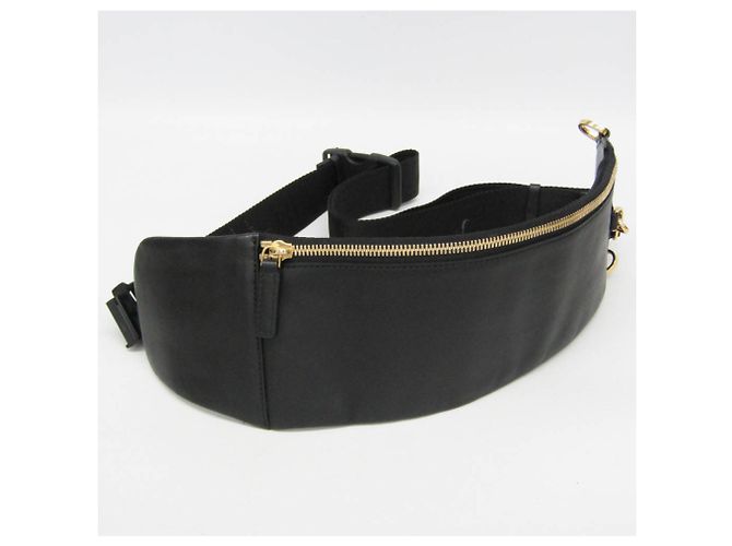 Borsa a tracolla tripla MCM Visetos Nero D'oro - vista 14