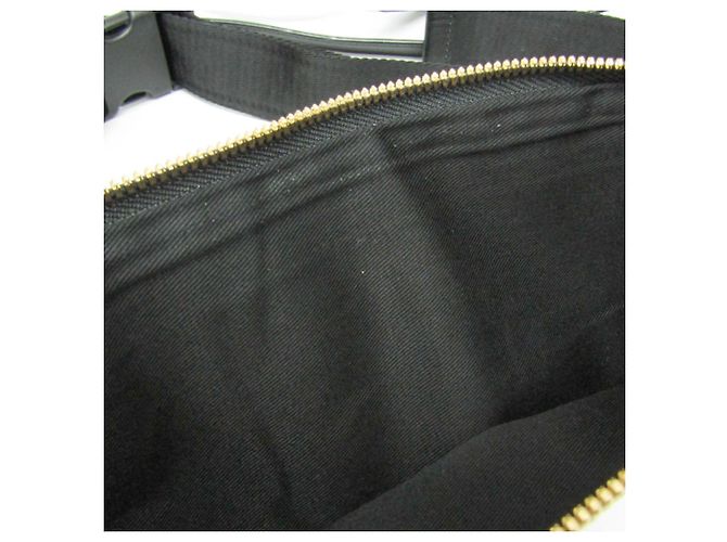 Borsa a tracolla tripla MCM Visetos Nero D'oro - vista 17