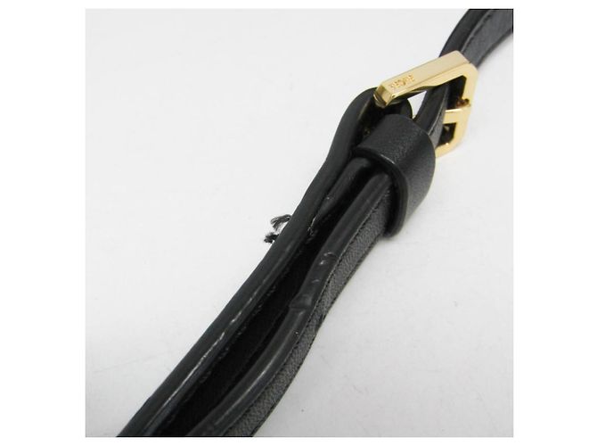 Borsa a tracolla tripla MCM Visetos Nero D'oro - vista 7