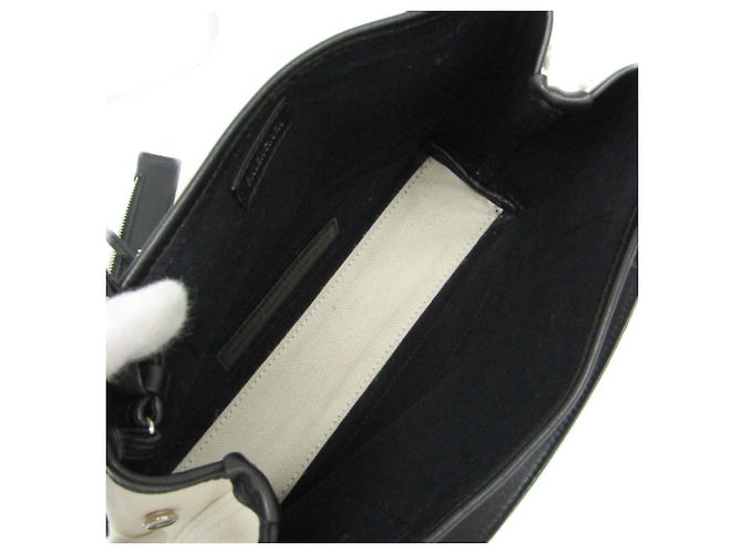 Borsa Balenciaga Cabas XS blu navy Nero Crudo - vista 4