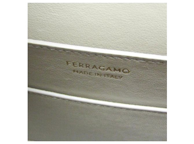 Gancini Damenhandtasche von Salvatore Ferragamo Beige - Ansicht 13