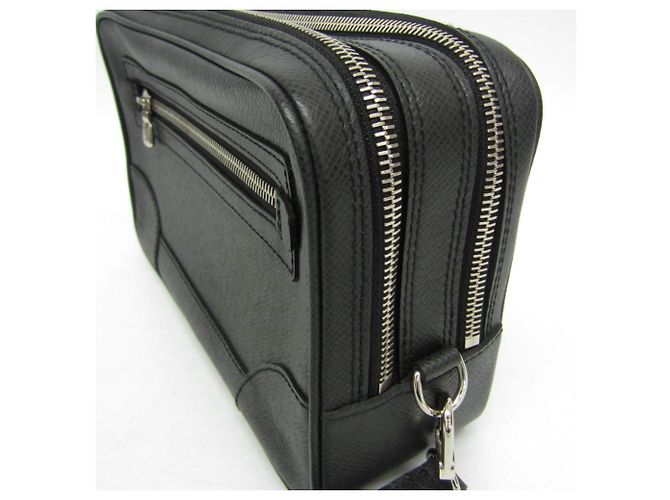 Borsa a mano da uomo Louis Vuitton Taiga Pavel M31142 in Ardoise - vista 7