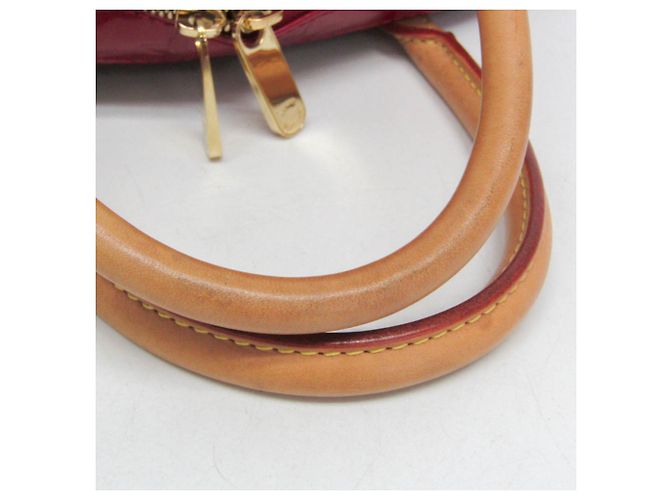 Borsa Summit Drive in Monogram Vernis di Louis Vuitton Rosso - vista 11