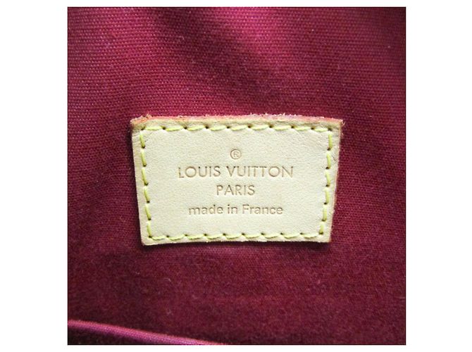 Borsa Summit Drive in Monogram Vernis di Louis Vuitton Rosso - vista 19