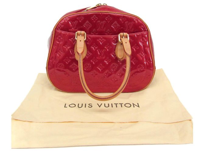 Borsa Summit Drive in Monogram Vernis di Louis Vuitton Rosso - vista 2