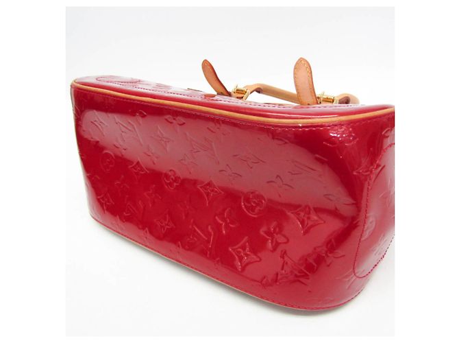 Borsa Summit Drive in Monogram Vernis di Louis Vuitton Rosso - vista 5
