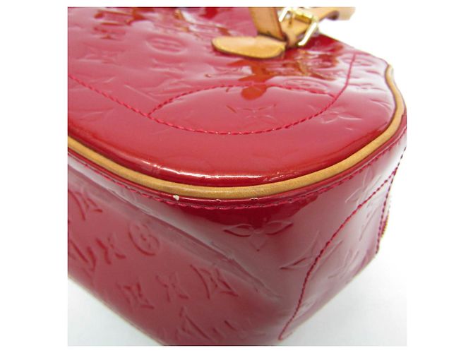 Borsa Summit Drive in Monogram Vernis di Louis Vuitton Rosso - vista 6