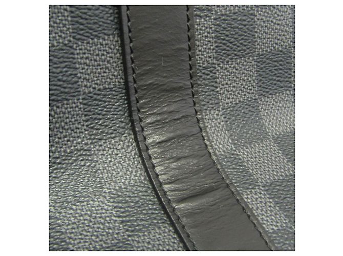 Borsa Boston N41140 in Damier Graphite di Louis Vuitton per uomo Marrone Nero - vista 10