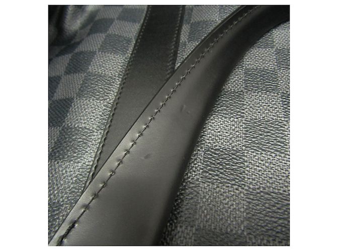Borsa Boston N41140 in Damier Graphite di Louis Vuitton per uomo Marrone Nero - vista 13