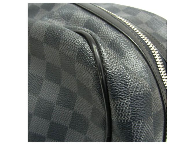 Borsa Boston N41140 in Damier Graphite di Louis Vuitton per uomo Marrone Nero - vista 8
