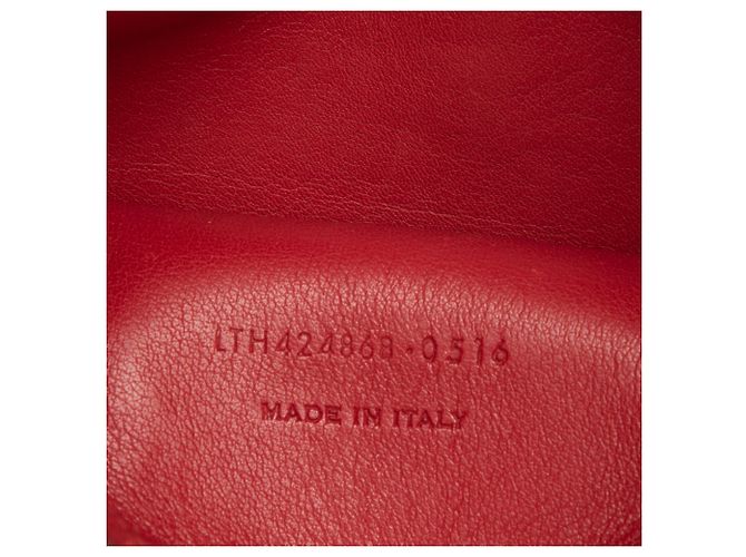 Borsa tote Downtown in pelle rossa baby Monogram Saint Laurent Rosso - vista 6