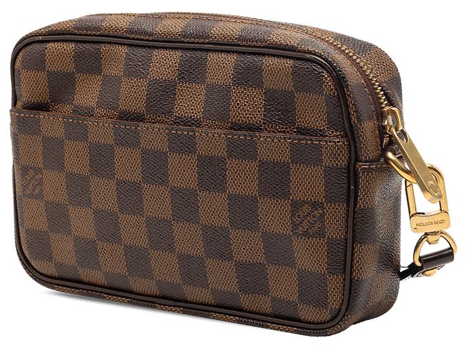 Pochette Billets Macao Damier Ebene Marrone Louis Vuitton - vista 2