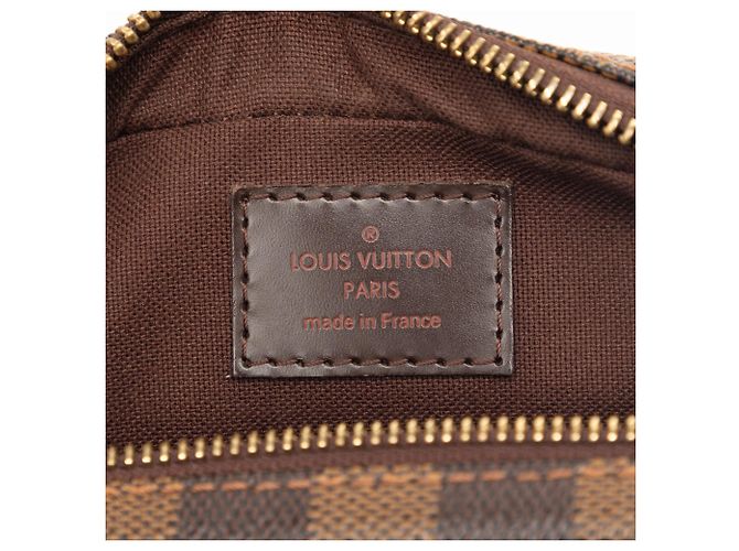 Pochette Billets Macao Damier Ebene Marrone Louis Vuitton - vista 5