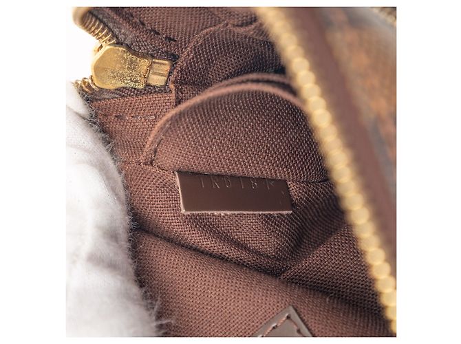 Pochette Billets Macao Damier Ebene Marrone Louis Vuitton - vista 6