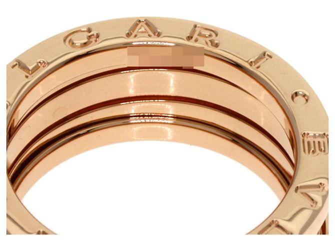 Bulgari Anello B-zero1 3 bande in oro rosa 18K di Bvlgari D'oro - vista 5