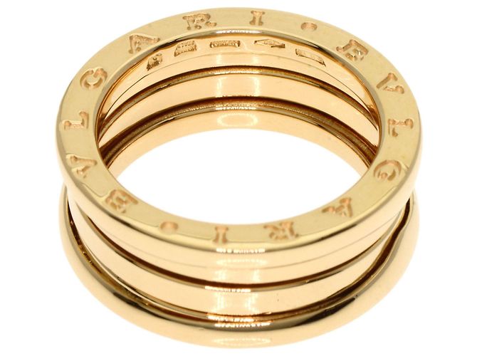 Bulgari Anello Bvlgari B-zero1 a 2 bande in oro giallo 18K D'oro - vista 4