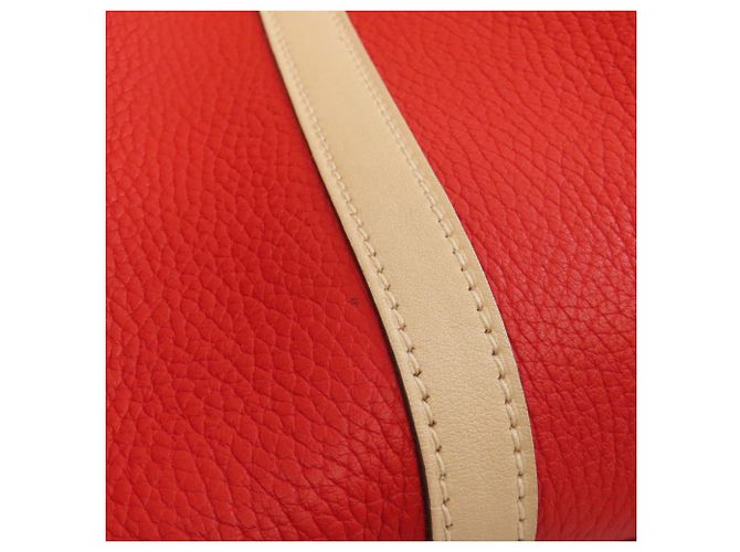 Borsa Hermès Picotin Lock Casaque MM Rosso Beige - vista 11