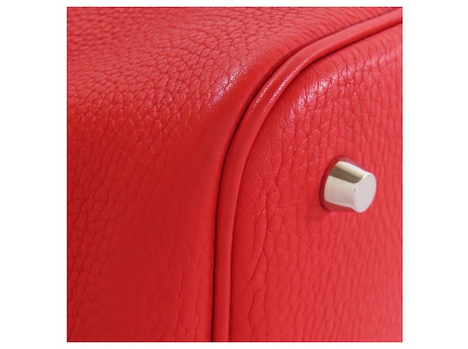 Borsa Hermès Picotin Lock Casaque MM Rosso Beige - vista 20