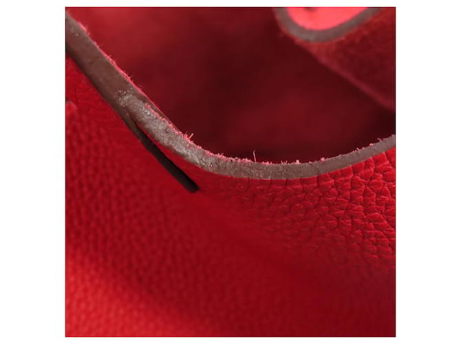 Borsa Picotin Lock PM di Hermès Rosso - vista 14
