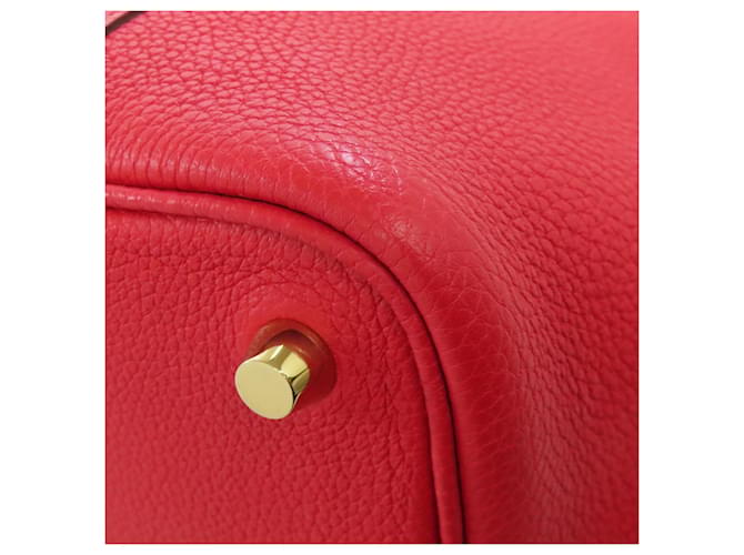 Borsa Picotin Lock PM di Hermès Rosso - vista 17