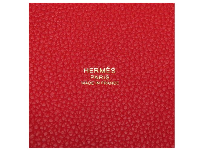 Borsa Picotin Lock PM di Hermès Rosso - vista 6