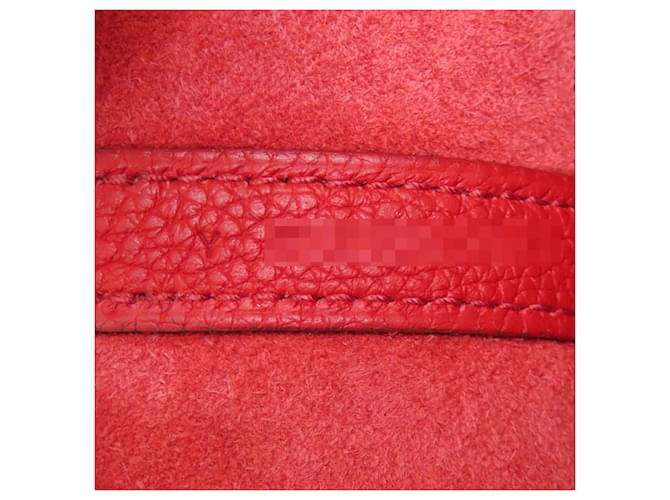 Borsa Picotin Lock PM di Hermès Rosso - vista 7