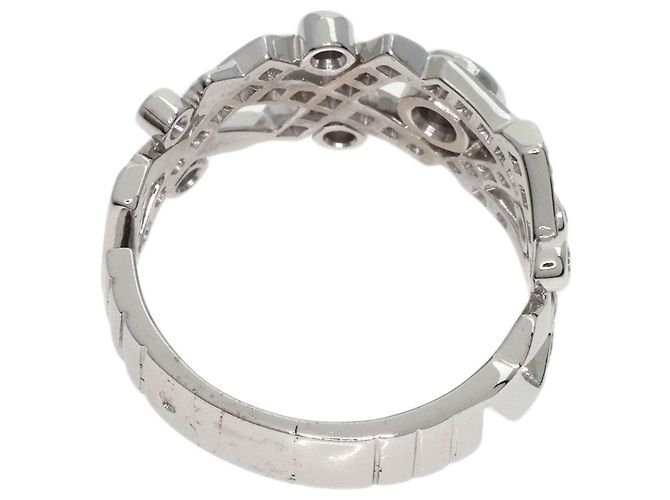 Timeless Chanel Barock-Diamantring aus 18K Weißgold Golden - Ansicht 4