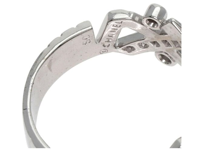 Timeless Chanel Barock-Diamantring aus 18K Weißgold Golden - Ansicht 6