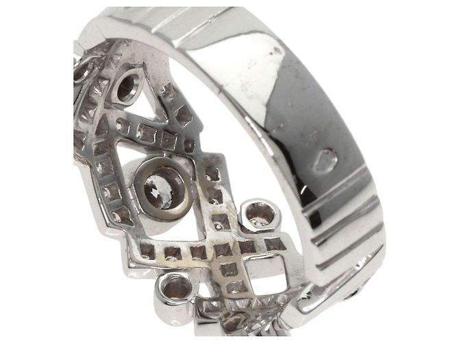 Timeless Chanel Barock-Diamantring aus 18K Weißgold Golden - Ansicht 9