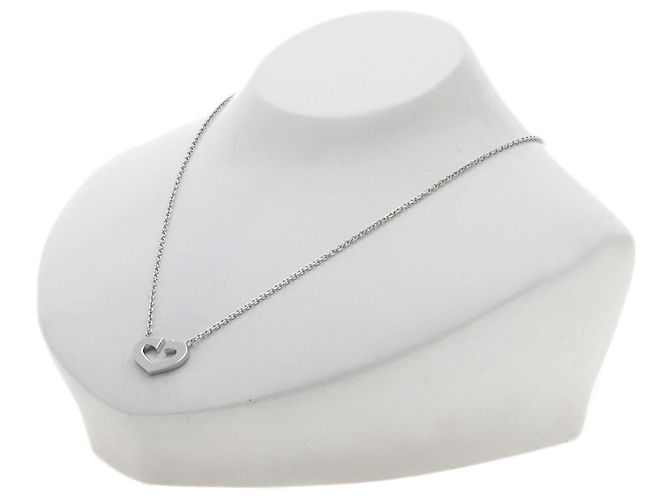 Collana C Heart Cartier in oro bianco 18K D'oro - vista 5