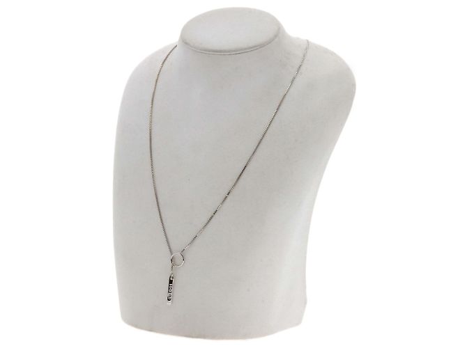 Collana Lariat in Oro Bianco 18K Gucci D'oro - vista 4